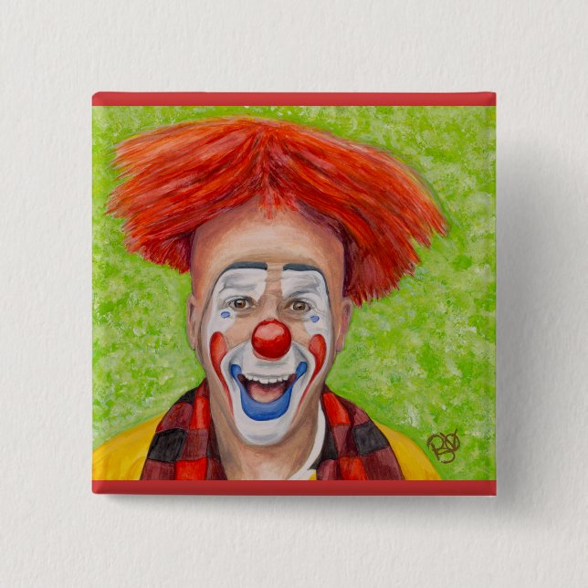 Clown Steven Daniel Copeland Button (Vorderseite)