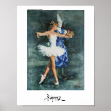 Clown, Tänzerin und by Ruiperez,