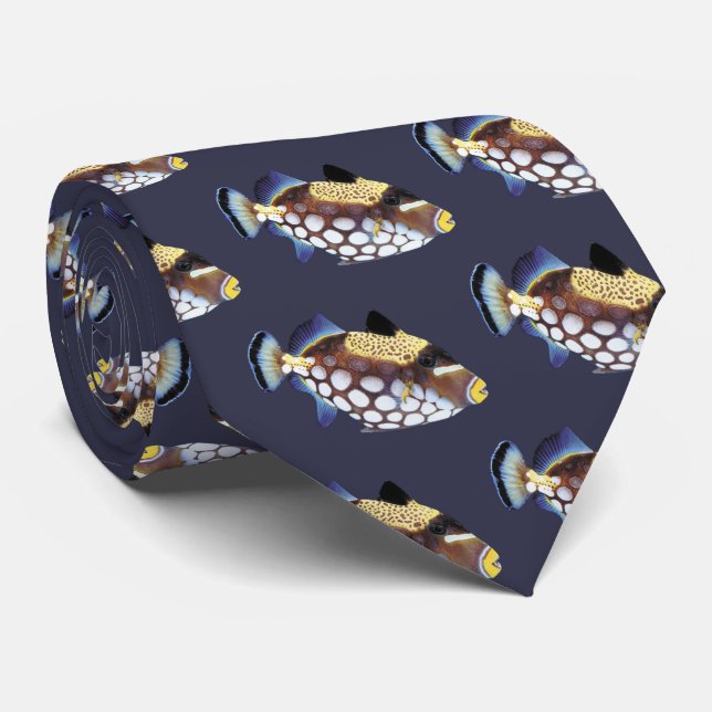 Clown triggerfish krawatte (Gerollt)