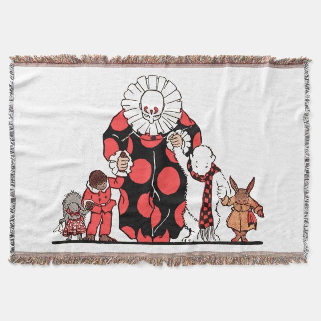 Clown und Freunde nehmen ihren Bogen Decke (Vorderseite)
