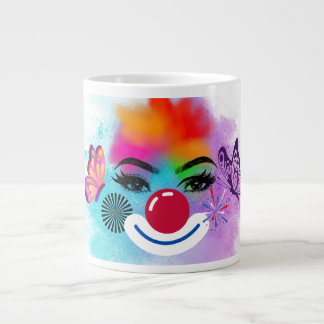 Clown und Make-up Jumbo-Tasse