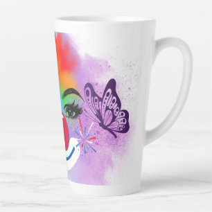 Clown und Make-up Milchtasse