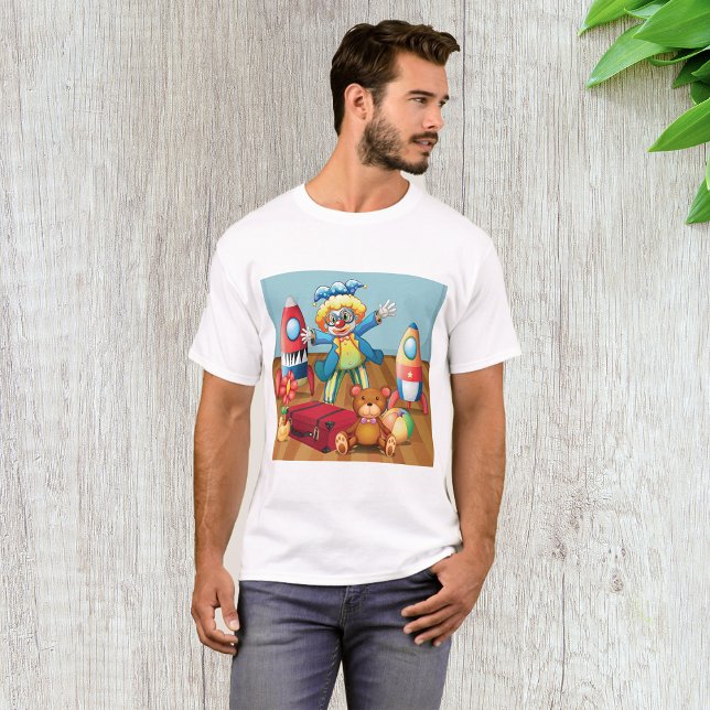 Clown und Spielzeug T - Shirt (Von Creator hochgeladen)