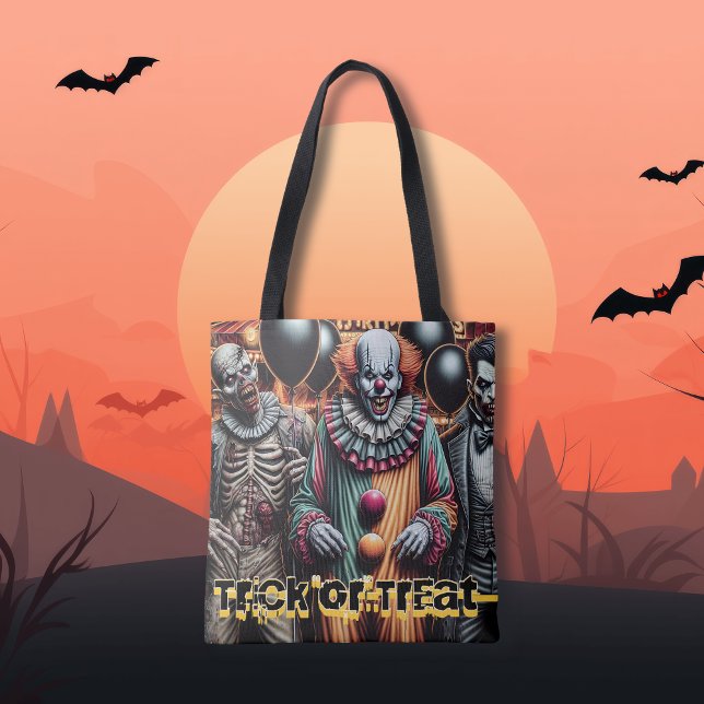 Clown, Vampire und Zombie Halloween Trick oder Tre Tasche (Von Creator hochgeladen)
