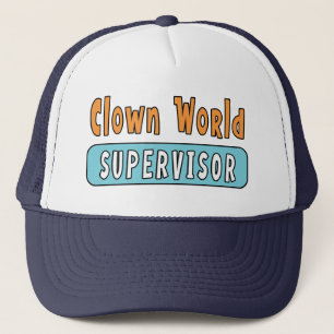 Clown-Welt-Aufseher Truckerkappe