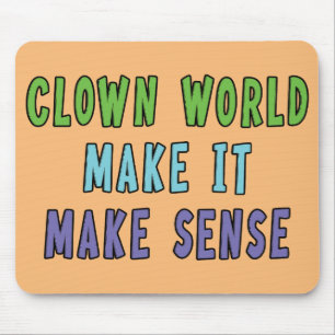 Clown Welt  Mousepad