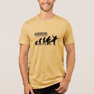Clown World Evolution Parodie Tri-Blend Shirt