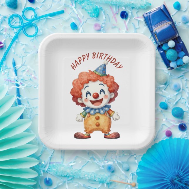 Clown-Zirkus-Humor Pappteller (Party)