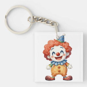 Clown-Zirkus-Humor Schlüsselanhänger