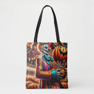 Clown Zombie Halloween Tasche