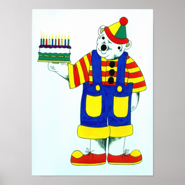 Clownbär Poster (Vorne)