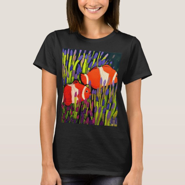 Clownfisch-Garten T-Shirt (Vorderseite)