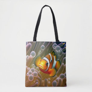 Clownfisch im Meeresanemon Tasche