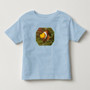 Clownfisch in grüner Anemone. Fotodesign    Kleinkind T-shirt