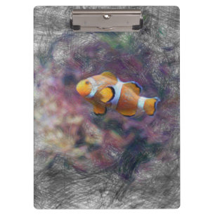 Clownfisch Klemmbrett
