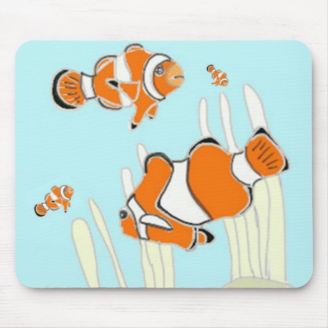 Clownfisch Mousepad (Vorne)