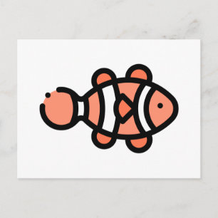 Clownfisch Postkarte