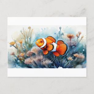 Clownfisch Postkarte