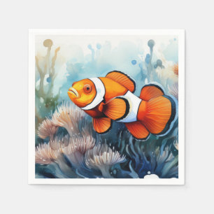 Clownfisch Serviette