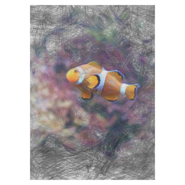 Clownfisch Tischdecke (Vorderseite)