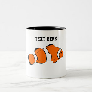 Clownfisch Zwei-Tonen-Kaffee-Tasse Zweifarbige Tasse