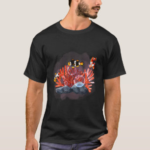 Clownfische im Tiefsee Kreaturen und Rif T-Shirt