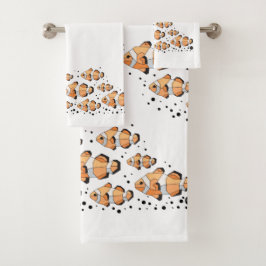 Clownfish Badezimmer Handtuch Set