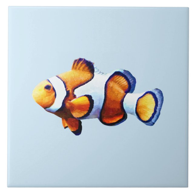 Clownfish Cutout Fliese (Vorderseite)