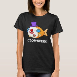 Clownfish Funny Animal Fish Pub Dark BG T-Shirt