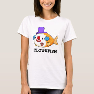 Clownfish Funny Animal Fish Puff T-Shirt
