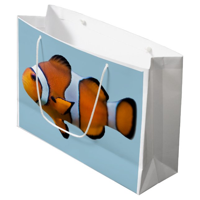 Clownfish Geschenk-Tasche Große Geschenktüte (Vorderseite Schrägansicht)