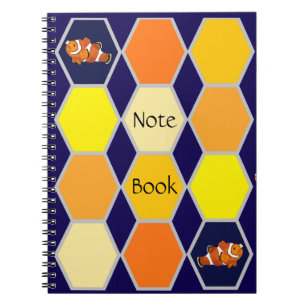 Clownfish Handgezeichnete Kunst Notizblock