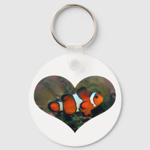 Clownfish Herzkette Schlüsselanhänger