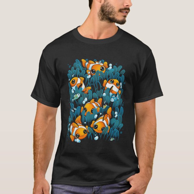 Clownfish Kids Cute Clown Fish T-Shirt (Vorderseite)