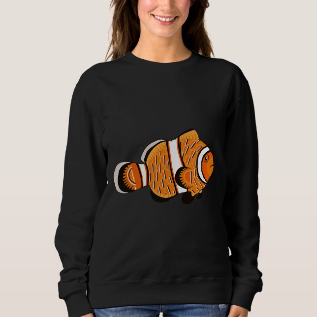 Clownfish Koinobori Style Sweatshirt (Vorderseite)