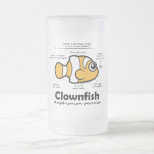 Clownfish Statistiken Mattglas Bierglas