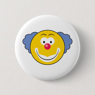 Clowngesicht Button