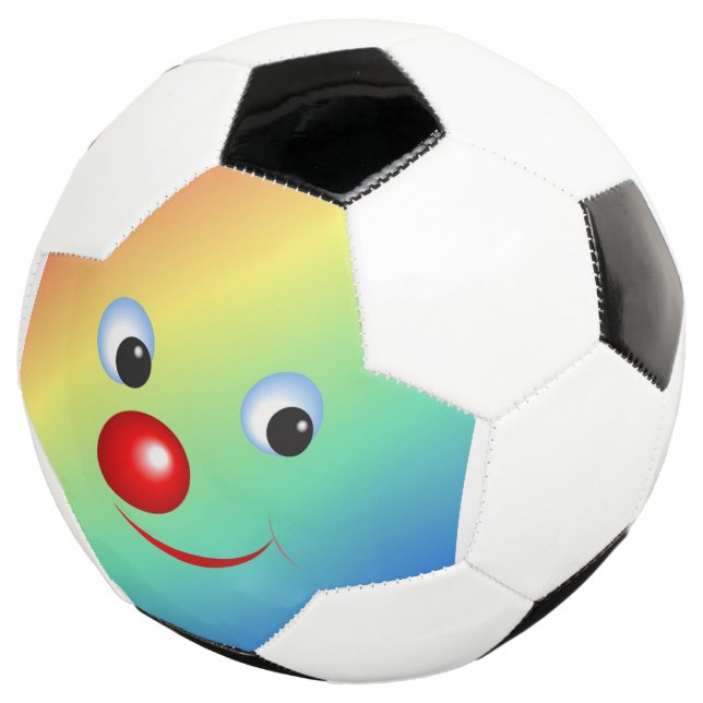 Clowngesicht Fußball (Dreiviertel)