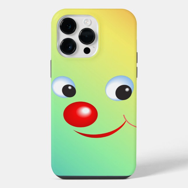 Clowngesicht iPhone Hülle (Rückseite)