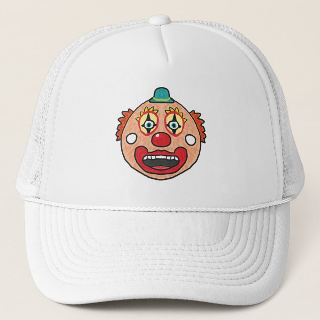 Clowngesicht Truckerkappe (Vorderseite)