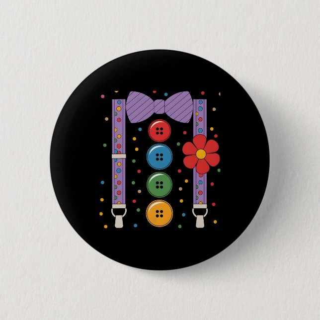 Clownkostüm 1 button (Vorderseite)