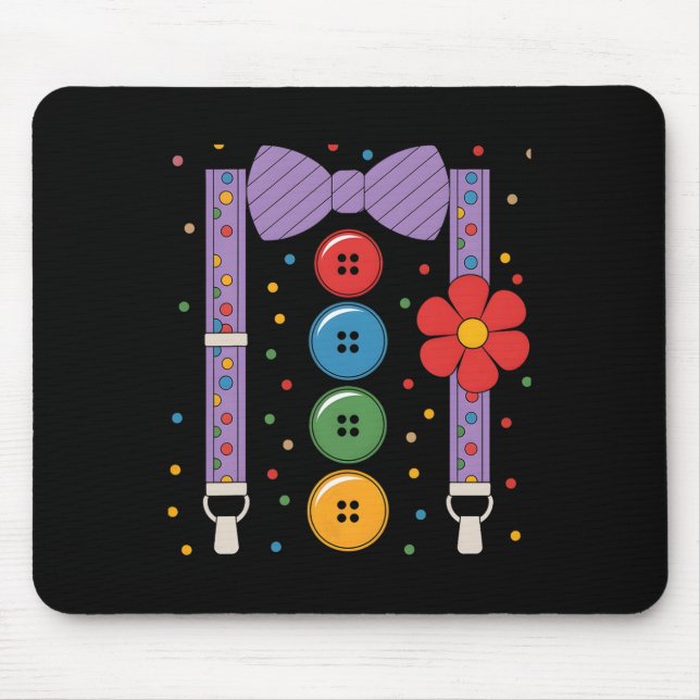 Clownkostüm 1 mousepad (Vorne)