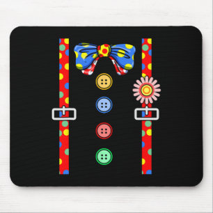 Clownkostüm Halloween Mousepad