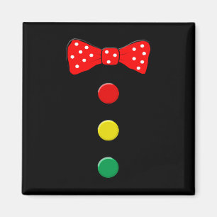 Clownkostüm Halloween Spaß Zirkus Clown Matching Magnet