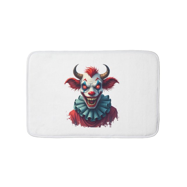 Clownkuh des Terrors Badematte (Vorderseite)