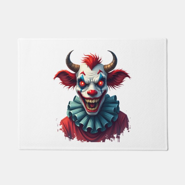 Clownkuh des Terrors Fußmatte (Vorderseite)