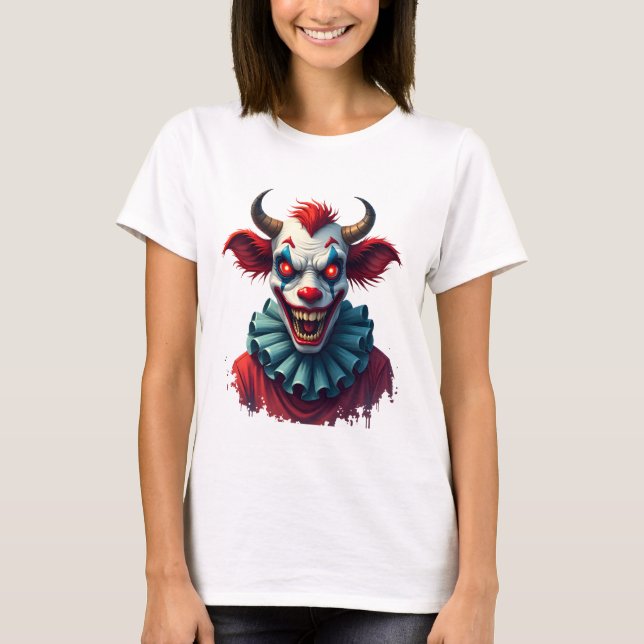 Clownkuh des Terrors T-Shirt (Vorderseite)