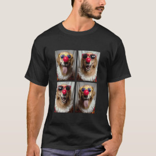 Clowns Golden Retriever mit Sonnenbrille Kidcore H T-Shirt
