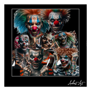 Clowns of a Different Nature par Chuck Vest Poster