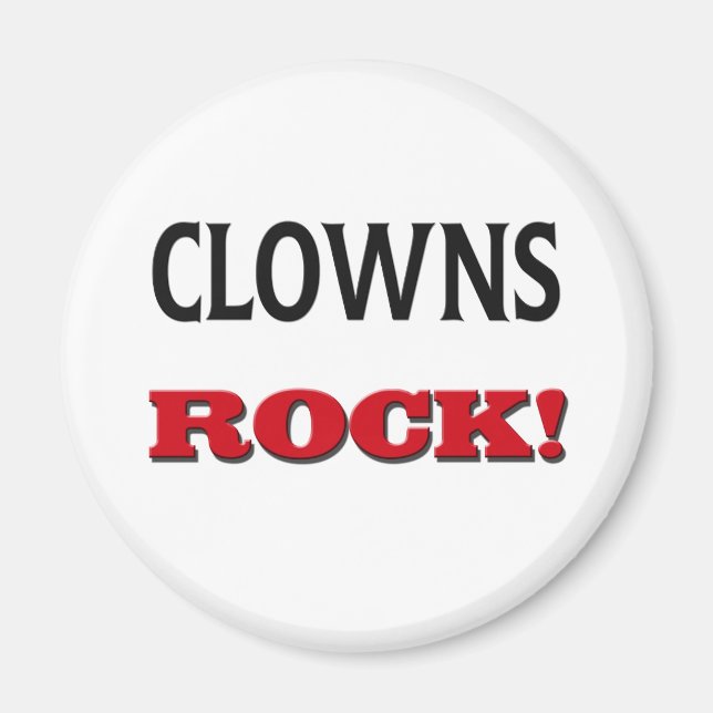 Clowns Rock Magnet (Vorne)